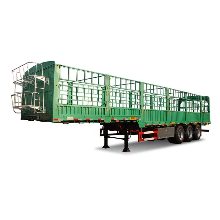 40 ٹن باڑ کارگو ٹرک ٹریلر